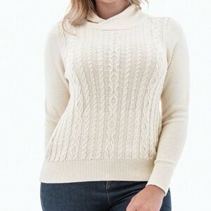 Cream knit sweater